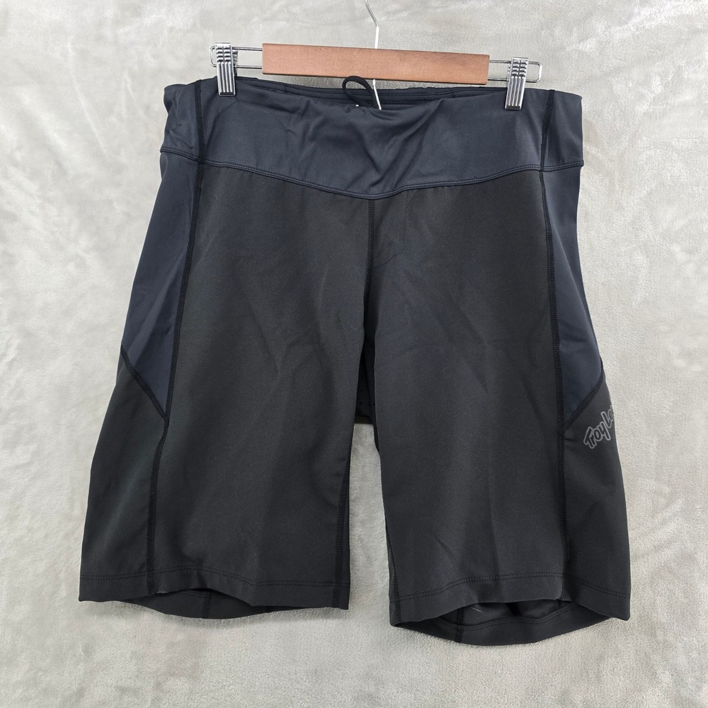 Troy Lee Designs Luxe Bike Shorts Men XL Black Compression MTB Cycling